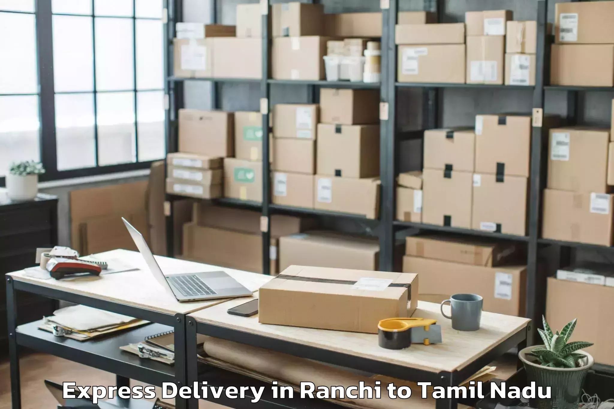 Efficient Ranchi to Tirupur Express Delivery